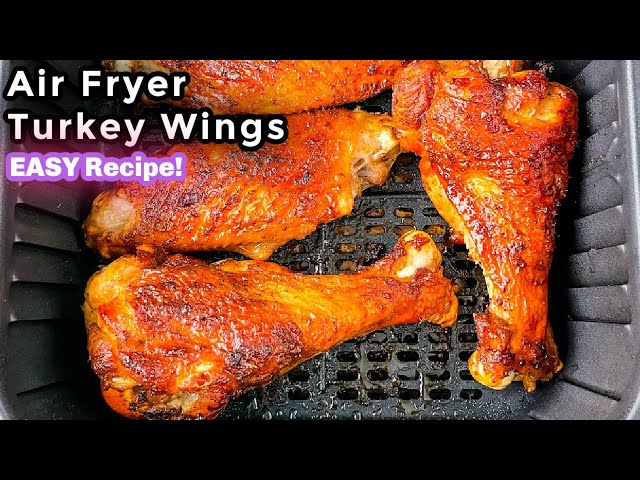 Air Fryer Turkey Wings (Super Flavorful) - Cooked by Julie