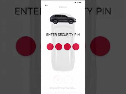 Mitsubishi Connect | Operating Smart Remote Start (Outlander)