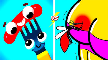 Fork N Sausage vs Tricky Brain Story 🌭🧠🤣 NEW Update Level Gameplay Walkthrough (Android iOS) D6V