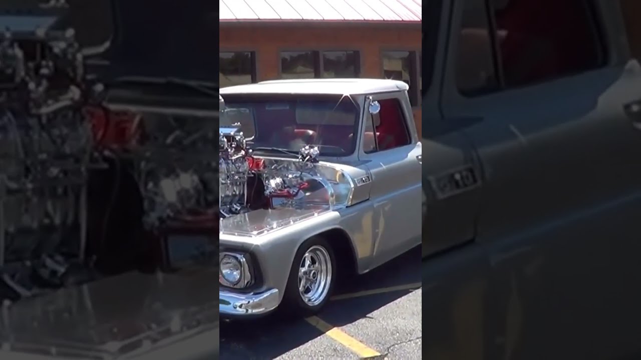 1965 Chevy Pickup Truck Twin Supercharged Pro Street Blown Mafia