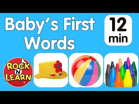 Baby’s First Words - Colors, Clothes, Toys  More | When will my toddler speak?