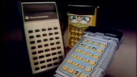 [broken] Texas Instruments - "Little Professor" (Commercial, 1978)
