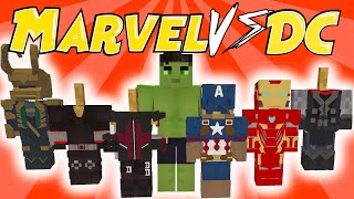 Minecraft Superhero Mod - Marvel vs DC (Marvel Showcase)
