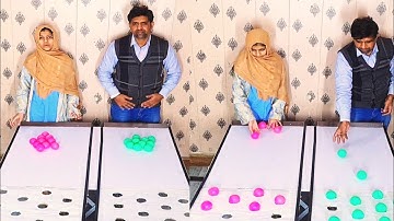 Fill the holes with  balls challenge!colour balls game #@AleezyGames 