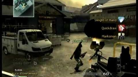 COD MW3 (Wii version) Multiplayer gameplay
