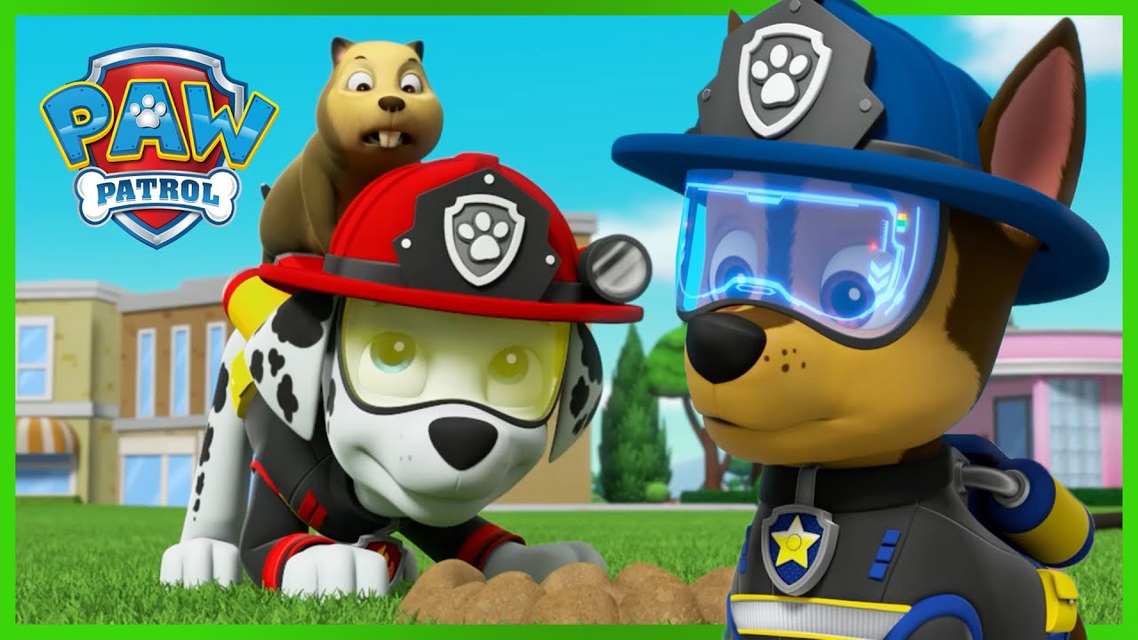 Chase and Marshall Ultimate Rescues  | PAW Patrol | Cartoons for ...