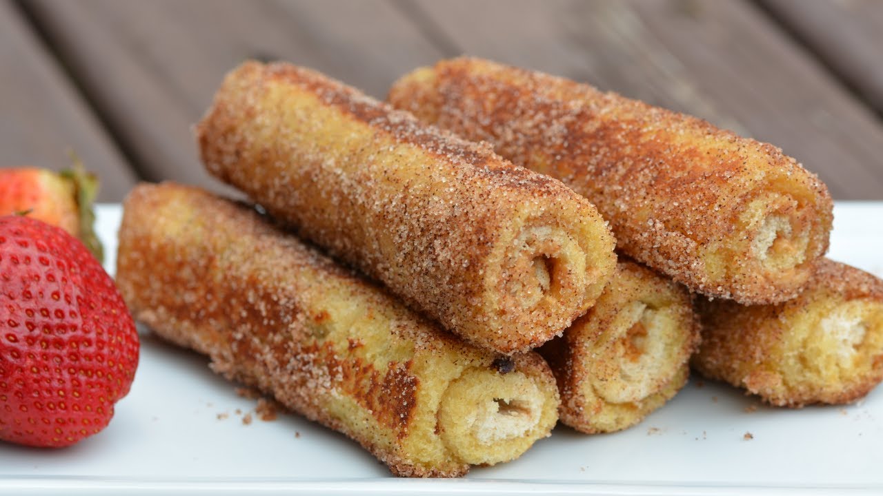 French Toast Roll-Ups in different ways - YouTube