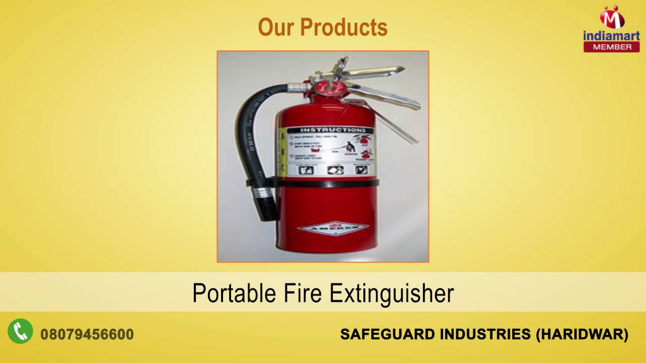 Fire Fighting Equipment & Accessories By Safeguard Industries, Haridwar