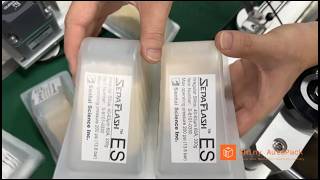 Customized Automatic inclined surface Labeling Labeling Machine for Cake Boxes | #cakepackaging