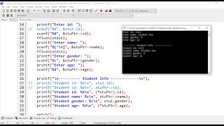 69. C Programming Pointer And Structure | Khmer Computer Knowledge