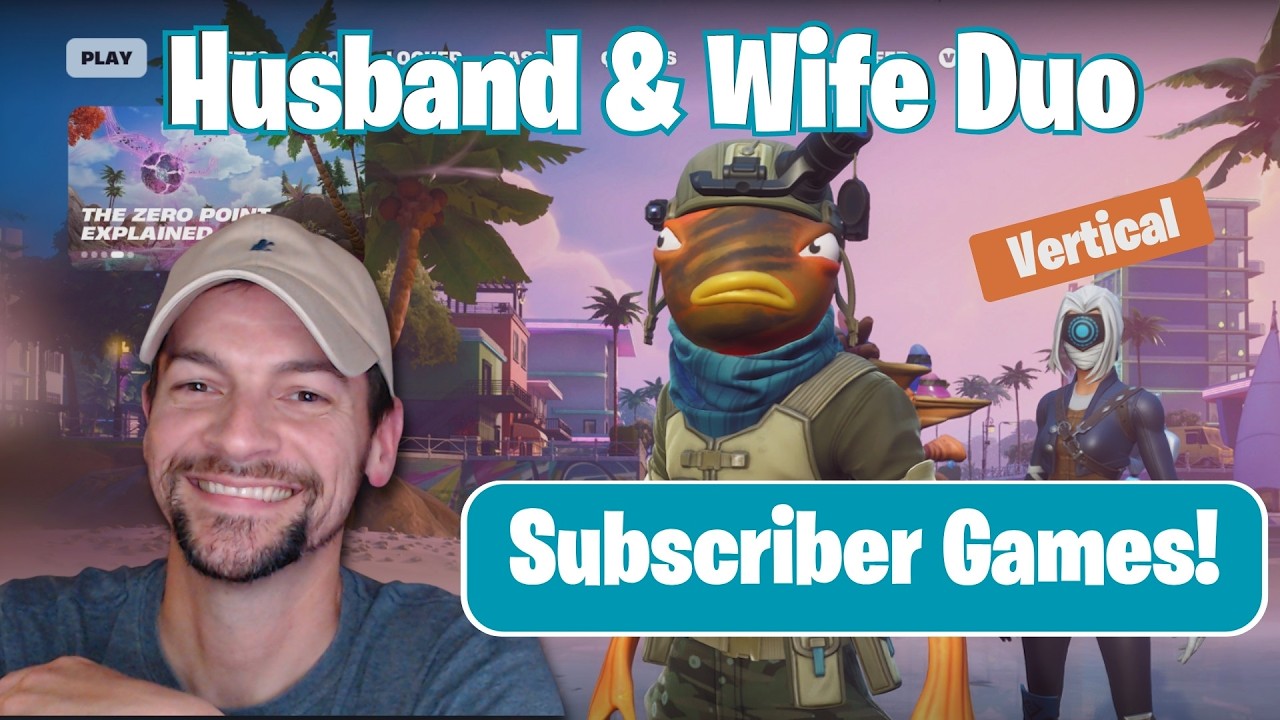 LIVE! - Husband & Wife Duo Playing Fortnite with Subscribers! [vertical]