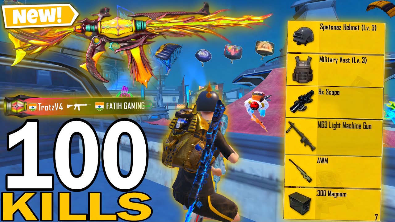 100 KILLS!!🥶 IN 3 MATCHES NEW WORLD RECORD in NEW SEASON😍SAMSUNG,A7,A8,J5,J6,J7,J2,J3,XS,A3,A4,A5,A6