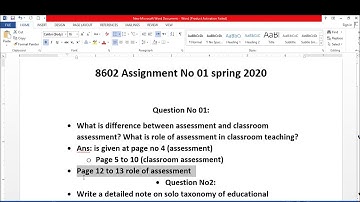 8602 assignment no 1 solution b.ed spring 2020