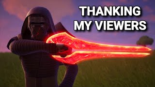 Thanking my Viewers For their support 