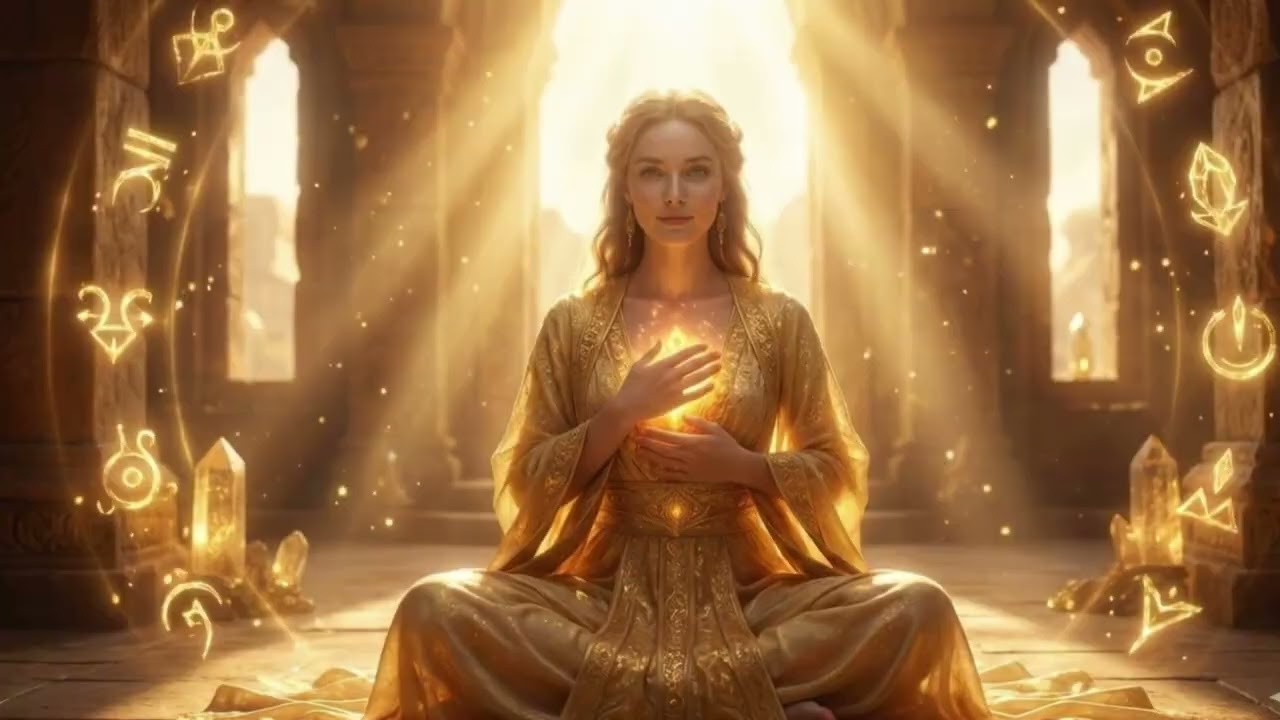 Активация 4-й чакры 136,10 Гц | Исцеляющая музыка, наполненная любовью, просто слушая ее　