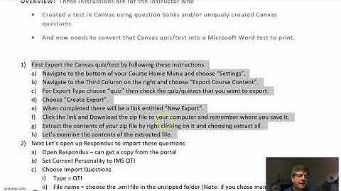 Canvas Quiz to Word Quiz
