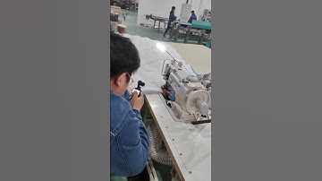 #quilt #comforter #mattress #edge #binding machine with #traction  function #pulling #getonagain