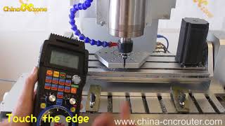 Calibration Step 3: How to do Zero X, and zero Y of A axis by edge finder