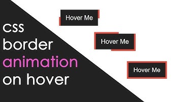 CSS Border Animation on Hover | CSS3 Hover Effects | csPoint web designing tutorial