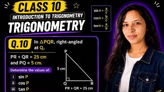 Class 10 Maths | Introduction to Trigonometry Ex 8.1 Q10 Solution | NCERT Maths Chapter 8 Ques. 10