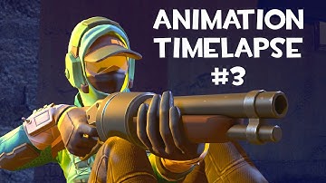 Animation Timelapse #3: Mercs in Blue WIP 2