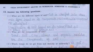 GSEB STD 5 EVS ENVIRONMENT AROUND US WORKBOOK CHAPTER 9 LAND SOLUTIONS PART 5