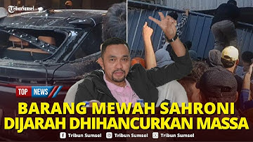🔴Detik-detik Penjarahan di Rumah Ahmad Sahroni oleh Massa, Imbas Sahroni Sebut Orang Tolol Sedunia