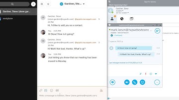 Nextplane Demo - Cisco Webex Teams & Skype One-to-One Chat