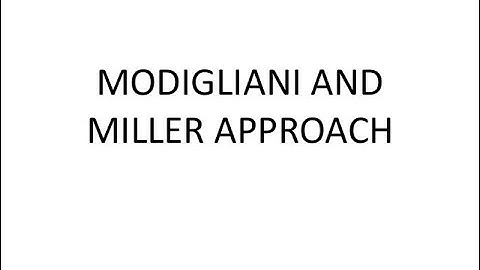 Modigliani and Miller Theory of Capital Structure