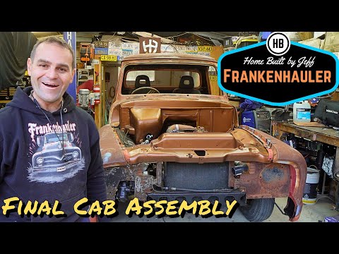 Final Cab Assembly - 1954 Ford F600 Car Hauler Build part 47