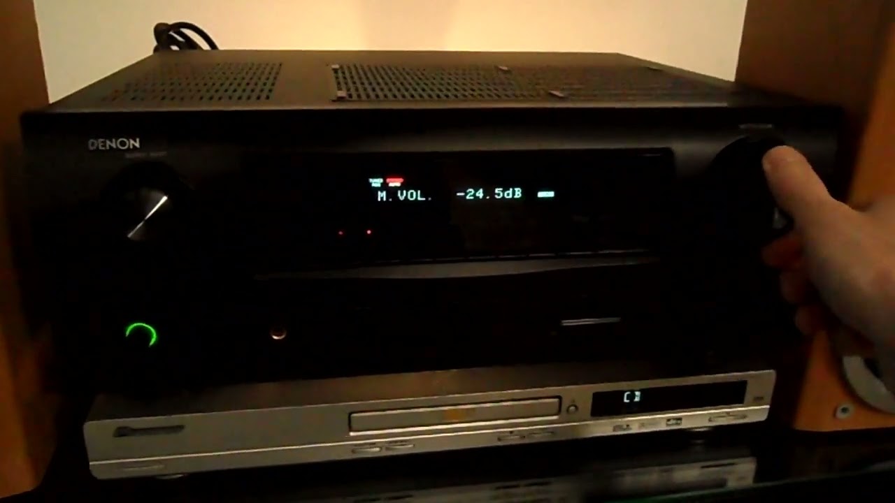 1 DENON AVR 1509 - YouTube
