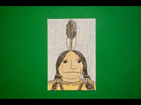 Let's Draw a Native American Man! - YouTube