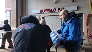 National Grid hands out water and dry ice as hundreds in WNY remain without power