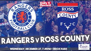 Rangers v Ross County live stream and TV details for Scottish Premiership match at Ibrox