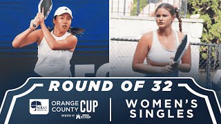 Chao Yi Wang v Cailyn Campbell at the Select Medical Orange County Cup