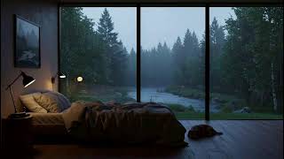 Soft Rain with Piano Harmony ☔ – Sleep Therapy & Stress Relief Music