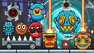 Roller Ball X - Bounce Ball - Part 3 | Boss Fight at the End | Gameplay Walkthrough WFG