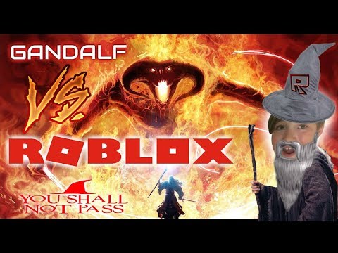 Gandalf Vs Roblox Epic Wizard Battle Youtube - roblox gandalf