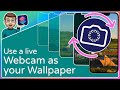 Use a Live Webcam as your Wallpaper using Shortcuts