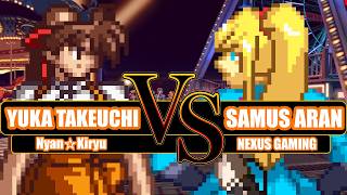 MUGEN: Yuka Takeuchi vs Zero Suit Samus Playthrough