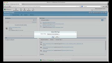 Alfresco Enterprise:  Make content visible