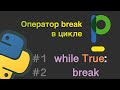 Уроки Python для начинающих:  Цикл while и оператор break #11