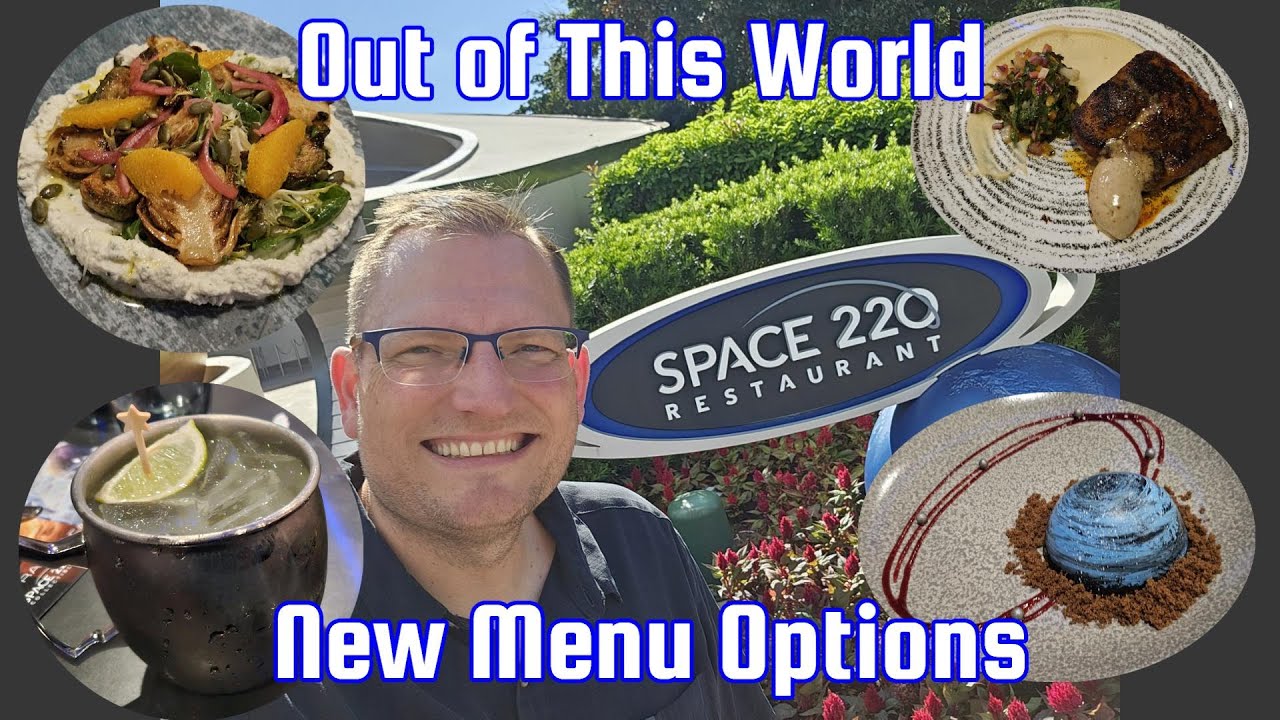 Disney's Space 220 Restaurant at Epcot | 3rd Anniversary | New Menu Options Preview