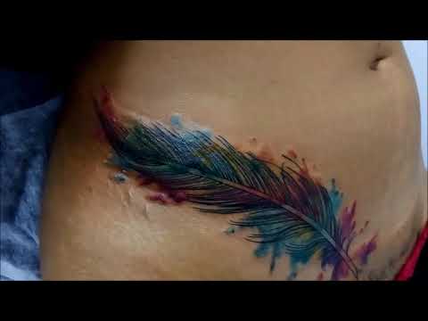 Vídeo: Tatuagens Em Aquarela Para Meninas: Fotos E Descrições De Tatuagem