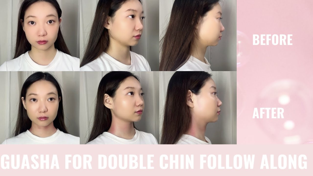 Say Goodbye to Double Chin! |  Guasha For Double Chin Follow Along Tutorial