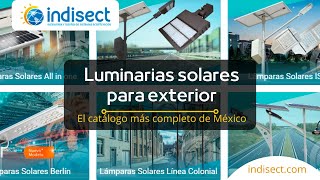 lamparas solares para exteriores economicas - INDISECT