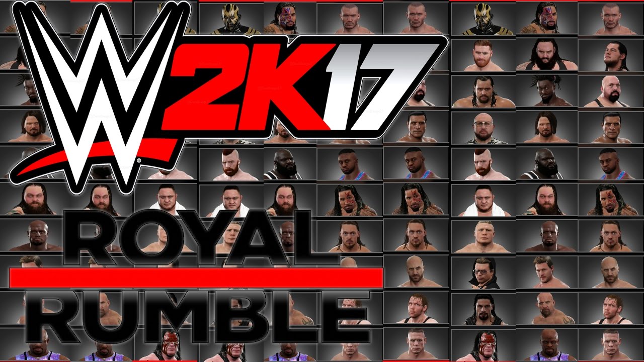 WWE 2K17 30 MAN 2017 ROYAL RUMBLE MATCH XBOX ONE YouTube