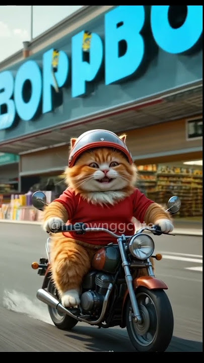 Ngeng ngeng ngengg🏍️😹#cat #catlover #funny #kitty #kucinglucu #lucu #animals #kocak #kucing #shorts