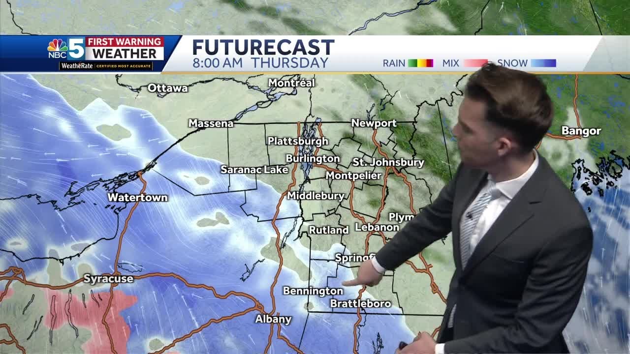 Video: Heavy burst of snow Thursday, some icing (2-5-25) - YouTube