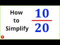Simplify 10 20 Into Its Simplest Form
